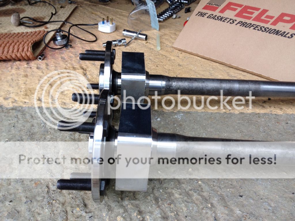 Install drive shafts with c clip Elliminators